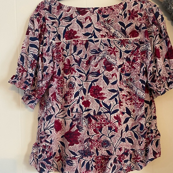 Women’s Floral Lucky Brand Top - Picture 5 of 6